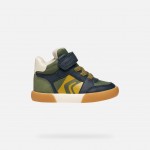 GEOX ΑΓΟΡΙ SNEAKERS  B561NA 0MEFU C0938 ΣΤΡΑΤΙΩΤΙΚΟ ΜΠΛΕ
